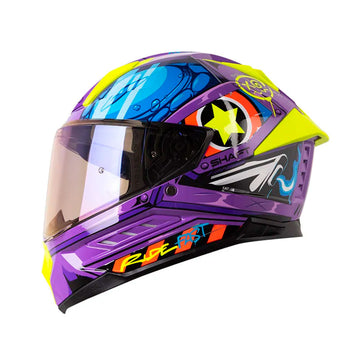 CASCO INTEGRAL SHAFT 595 GUNN MORADO+AZUL